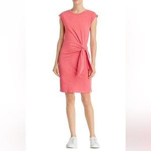 Sundry Mauve Pink Side Tie Tshirt Dress